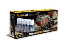 ACRYLIC SET 6 PCS : MODERN MILITARY VEHICLES U.S./N.A.T.O.