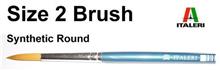 2 BRUSH SYNTHETIC ROUND