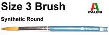 3 BRUSH SYNTHETIC ROUND