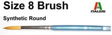 8 BRUSH SYNTHETIC ROUND