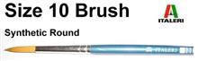 10 BRUSH SYNTHETIC ROUND