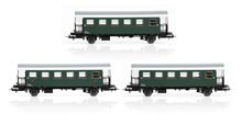 1/87 H0 3 TLG PERSW BI HALBFENSTER