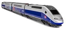 1/87 SNCF TGV 2N2 EURODUP. 4-P HEAD DUMMY COACHES VI AC S