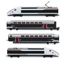 1/87 TGV DUPLEX CARMILLON 4-P LOC DUMMY/COACHES VI (3/24) *