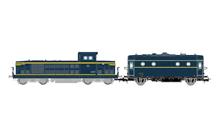 1/87 SNCF 040 DG-18 GEEL/BLAUW + KETEL, EP III