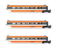 SNCF TGV SUD-EST INAUGURAL 1981 3-P INT.COACHES (3/24) *