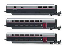 1/87 TGV DUPLEX CARMILLON 3-P INT.COACHES 1ST VI (3/24) *