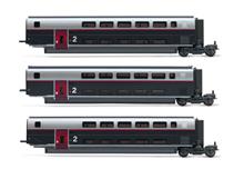 1/87 TGV DUPLEX CARMILLON 3-P INT.COACHES 2ND VI (3/24) *