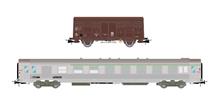 1/87 SNCF 2-P MAINTENANCE TRAIN DEV INOX/G4  IV-V