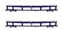 1/87 SNCB 2-P DD DEV 66 CAR TRANSPORTER BLUE V (6/24) *