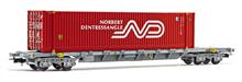 1/87 SNCF 4-AXLE CONTAINERW. SGSS 45' N.DENTRESSANGLE