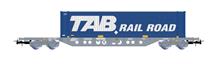 SGNSS CONTAINER WAGON 45' TAB RAIL ROAD V (6/23) *