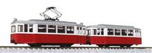 1/160 STRASSENBAHN DÜWAG 2-TLG ROT/WEISS (?/24) *