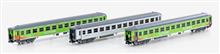 1/87 H0 FLIXTRAIN SET 4 3ER SET PERSONENWAGEN BIMZ 264 EP.VI