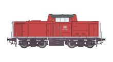 Editionmod. Diesellok BR 212 176-2, DB, orientrot