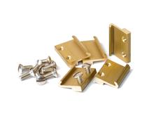 RAIL CLAMPS G SCALE BRASS 19MM 50/PACK *