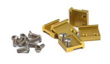 RAIL CLAMPS G SCALE BRASS 15MM 50/PACK