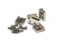 RAIL CLAMPS G SCALE NICKEL-PLATED 15MM 50/PACK