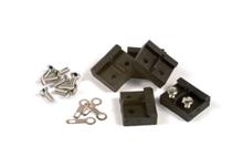 INSULATED RAIL CLAMPS G SCALE 20/PACK