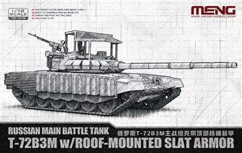1/72 RUSSIAN T-72B3M TANK W/ROOF-MOUNTED SLAT ARMOR