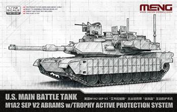 1/72 U.S. M1A2 SEP V2 ABRAMS W/TROPHY APS