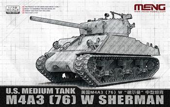 1/72 U.S. MEDIUM TANK M4A3 (76) W SHERMAN