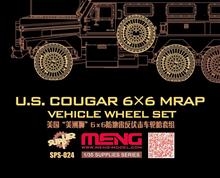 1/35 US COUGAR 6X6 MRAP VEHICLE WHEEL SET SPS-024