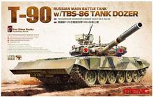 1/35 RUSSIAN MAIN BATTLE TANK T-90 W/TBS-86 TS-014