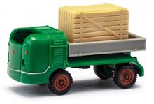 1/160 MULTICAR M21 DREISEITENKIPPER HOLZKISTE GRÜN N