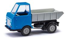 1/87 MULTICAR M22 MULDENKIPPER BLAU/GRAU DDR H0 **