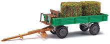 1/87 FUHRWERK HEUROLLEN/MILCHKANNEN GRÜN 1956 H0