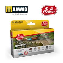 RAIL CENTER - STONE RAILWAY BRIDGES 15ML 6 JARS
