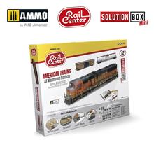 SOLUTION BOX RAIL CENTER #02 AMERICAN TRAINS WEATHERING