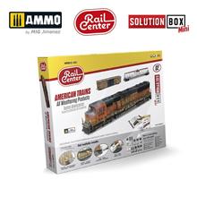 SOLUTION BOX RAIL CENTER #02 AMERICAN TRAINS WEATHERING