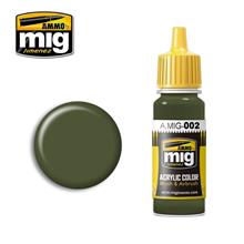 ACRYLIC COLOR RAL 6003 OLIVE GREEN OPT. 2 JAR 17ML