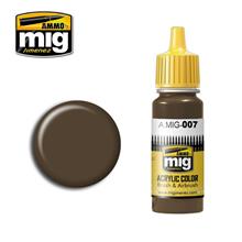 ACRYLIC COLOR RAL 7017 DARK BROWN JAR 17ML