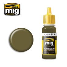 ACRYLIC COLOR KHAKI GREEN Nº3 BRITISH 1939-42 JAR 17ML **