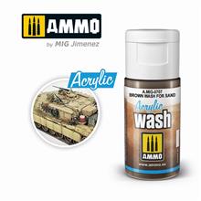 ACRYLIC WASH BROWN WASH FOR SAND JAR 15 ML