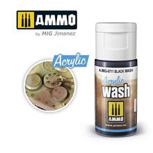 ACRYLIC WASH BLACK WASH JAR 15 ML