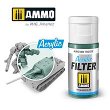ACRYLIC FILTER TURQUOISE JAR 15 ML