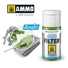 ACRYLIC FILTER BRIGHT GREEN JAR 15 ML
