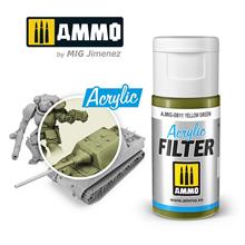 ACRYLIC FILTER YELLOW GREEN JAR 15 ML