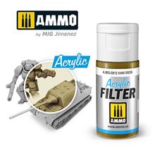ACRYLIC FILTER KHAKI GREEN JAR 15 ML