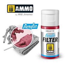 ACRYLIC FILTER RED JAR 15 ML