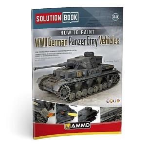 SOLUTION BOOK MINI 33 - WWII GERMAN PANZER GREY VEHICLES