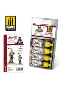 MARPAT WOODLAND CAMOUFLAGE FIGURES SET 4 JARS 17 ML