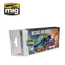 MECHAS & ROBOTS COLORS 6 JARS 17 ML