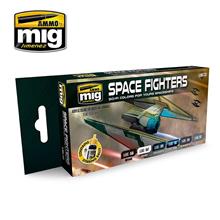 SPACE FIGHTERS SCI-FI COLORS 6 JARS 17 ML