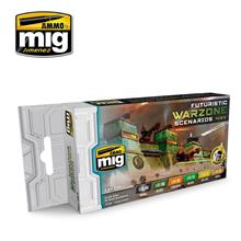 FUTURISTIC WARZONE SCENARIOS COLOR SET 6 JARS 17 ML