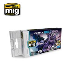 PURPLE MECHAS COLOR SET 6 JARS 17 ML